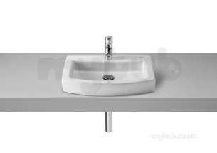Roca Sanitaryware -  Hall 520mm One Tap Hole Countertop Basin White