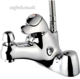 Pegler Quarter Turn Contract Brassware -  Pegler Performa T555 Therm Bath Shower Mixer