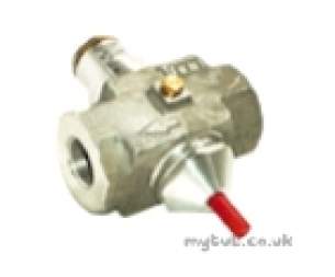 Black Automatic Gas Controls -  Tgs 3702 3/4 Inch F/f Gas Valve Single Bnr