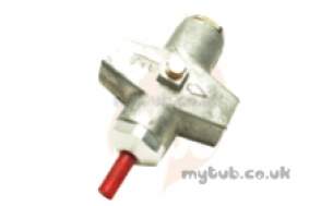 Black Automatic Gas Controls -  Tgs 3703 1/2 Inch F/f Gas Valve Single Bnr