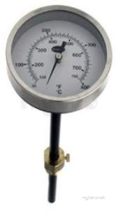 Brannan Thermometers -  Brannan 83mm Flue Gas Therm 33/593/0