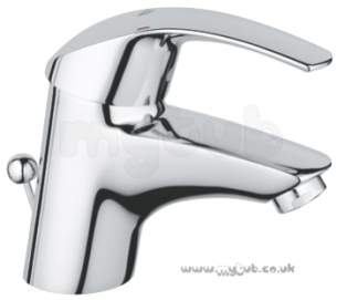 Grohe Tec Brassware -  Grohe Grohe Eurosmart 1/2 Inch Mono Basin Mixer And Puw