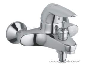 Grohe Tec Brassware -  Grohe Eurodisc 33364 W/m Bath/show Mixer L/p Cp 33364000