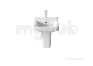Roca Sanitaryware -  Dama-n Cloakroom Semi Pedestal White