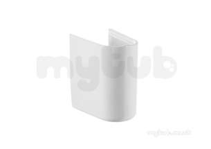 Roca Sanitaryware and Accessories -  Debba Semi Pedestal To Suit 450mm Basin Wh