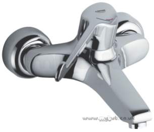 Grohe Tec Brassware -  Grohe Euroeco Ssc Wall Basin Mixer 33906000