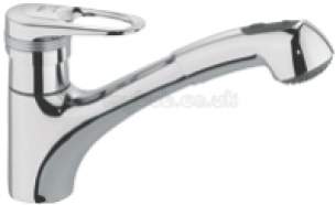 Grohe Kitchen Brassware -  Grohe Europlus Pull Out Spout Sink Mixer Cp 33933000