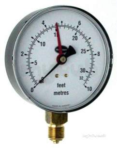 Brannan Thermometers -  Brannan 100mm Alt Gauge 0/60m And Ft 34/606