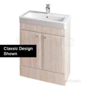 Eastbrook Furniture -  Ultra 600 Vanity Unit Marine Oak 34.01009