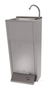Delabie Washbasins and Sinks -  Delabie Sxl Hand Wash Free Standing Right Hole 22 304 Pol St Steel