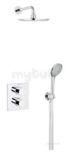 Grohe Shower Valves -  Grohtherm 3000 34408 Cosmo Shower Set Chrome Plated 34408000