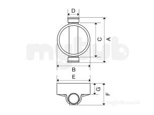 Wavin Inspection Chambers -  Wavin R-315 Ic E-base-straight Bk 110 34ne300