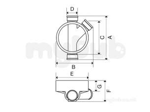 Wavin Inspection Chambers -  Wavin R-315 Ic E-base-45 Right Hand Bk 110 34ne302