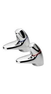 Aqualisa Showers -  Aqualisa 350.01 Pillar Tap Chrome Plated Pair