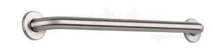 Delabie Grab and Hand Rails -  Delabie Basic Grab Bar 32 L600 Stainless Steel Satin Finish