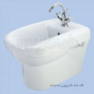 Twyford Envy -  Envy Nv3411 One Tap Hole Wall Hung Bidet Wh Nv3411wh