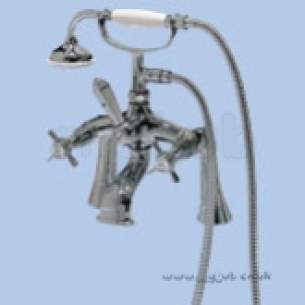 Twyford Traditional Brassware -  Manhattan Mh5265 Bath/shower Mixer Chrome Plated Mh5265cp