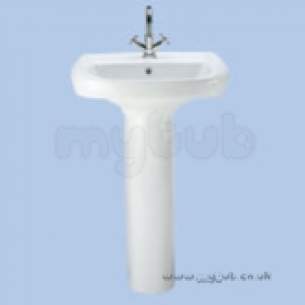 Twyford Envy -  Envy Nv4321 700mm One Tap Hole Basin Wh Nv4321wh