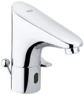 Grohe Tec Brassware -  Grohe Europlus E Infra-red Electronic Basin Mixer 36236001