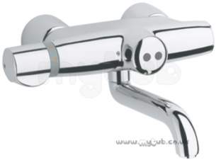 Grohe Tec Brassware -  Grohe Europlus E Infra-red Thermo Basin Mixer 36240000