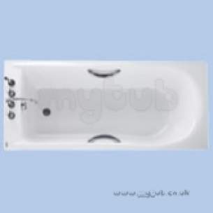 Twyfords Acrylic Baths -  Envy Nv8500 1700 X 750mm No Tap Holes Plain Bath Wh Nv8500wh