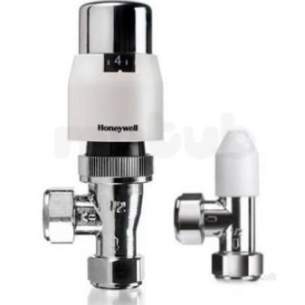Honeywell Valencia Valves -  Honeywell Vt200 Trv Plus L/s 15mm Ang Chromed Head