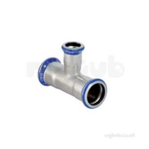 Mapress Stainless Steel Fittings -  Geberit Mps 31242 Ss Reb Tee 35x28x28