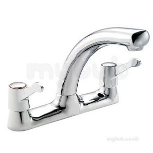 Pegler Mercia Brassware -  Mercia Qt Deck Mounted Sink Mixer