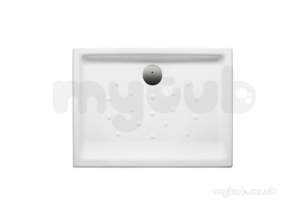 Roca Shower Trays -  Malta 1200x750mm Superslim Shower Tray Wht