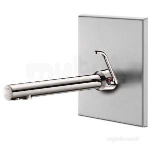 Delabie Basin Mixers -  Delabie Binoptic Mix Rec Basin Mix M3/8 Inch Mains Plus Trans Long Lever