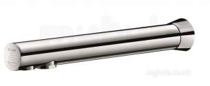 Delabie Basin Taps -  Delabie Binoptic Rec Basin Tap M3/8 Inch Spout L200 Mains Plus Trans