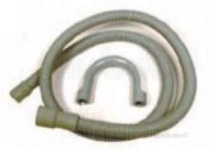 Invicta Hoses Domestic Appliances -  Invicta Hose Drain 1.5 Meter Packed Wall Mounted
