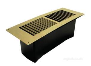 Passive Ventilation Grilles -  Stadium Brass Lfe Floor Vent Bm435/1