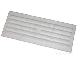 Passive Ventilation Grilles -  Airflow Rvh93 9 Inch X3 Inch Plastic Vent White