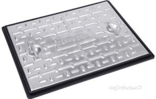 Manhole Covers and Frames Steel and Galv -  Mcf 600x450x5t Galv S/s S/top Pc6bg