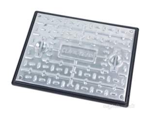 Manhole Covers and Frames Steel and Galv -  Mcf 600x450x5t Galv S And L S/top Pc6bg3