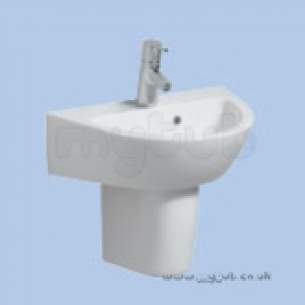 Twyford Mid Market Ware -  Twyford Fw4811 500 X 360 Flow W/basin Wh Fw4811wh