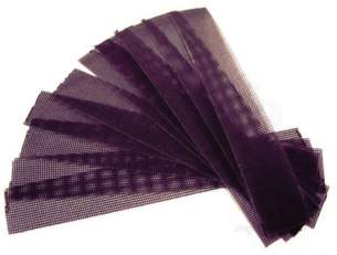 Cleaning Brushes and Asbestos Pads -  Cb Webbed Abrasive Mini Strips 10 Pk