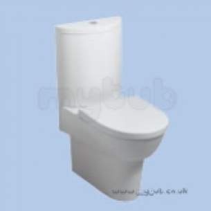 Twyford Mid Market Ware -  Twyford Fw1468 Flow Wc Btw Ho Cc Pan Wh Fw1468wh