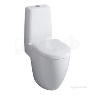 Twyfords Luxury -  3d Close Coupled Toilet Pan Multioutlet 3d1468wh