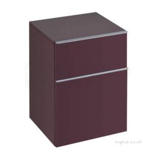 Twyford Moda Sanitaryware -  Twyford 3d Side Cabinet Plum 840046