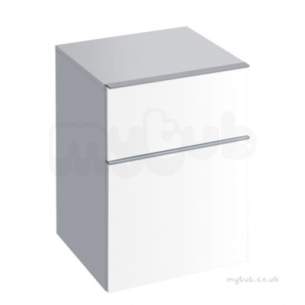 Twyford Moda Sanitaryware -  3d Side Cabinet Alpine White 840045