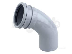 Osma Above Ground Drainage -  3s162g Grey Osma 82mm 112.5d Bend