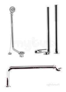 Eastbrook Brassware -  4.1070 Roll Top Bath Waste Pack Chrome