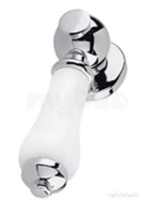 Eastbrook Brassware -  4.1105 Ceramic Handle Wc Lever Chrome