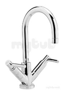 Eastbrook Brassware -  4.1224l Tec Lever Head Monobasin C/w Puw