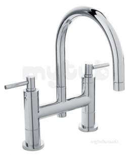 Eastbrook Brassware -  4.1230l Tec Lever Head Deck Bath Filler