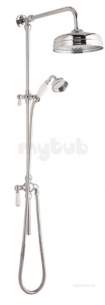 Eastbrook Brassware -  Victorian Grand Rigid Riser And 8 Inch Rose Ch