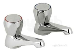 Eastbrook Brassware -  Eastbrook 4.5171 Solo Basin Taps Chrome