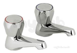 Eastbrook Brassware -  Eastbtook 4.5172 Solo Bath Taps Chrome